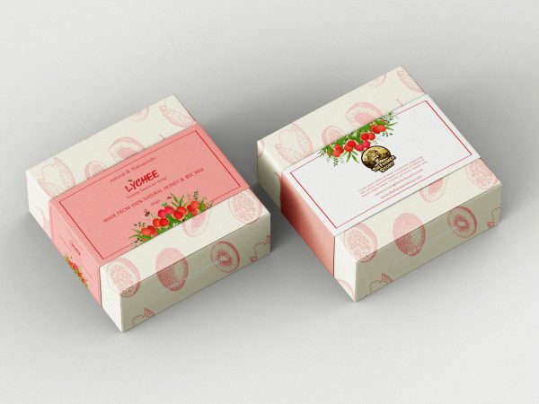 Honey Beewax Lychee Soap (100% Natural)